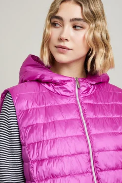 Gilet in nylon antigoccia - Rosa