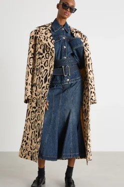 Gonna a sirena in jeans - Blu