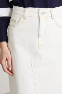 Gonna con cinque tasche - Bianco