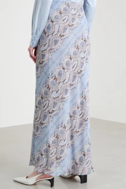 Gonna in georgette animalier - Animalier