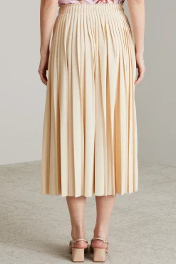 Gonna in jersey - Beige Chiaro