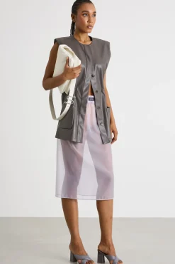 Gonna in organza - Lilla