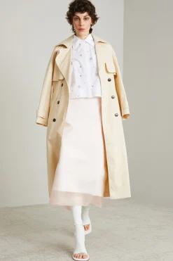 Gonna in tulle - Rosa Polvere Bianco