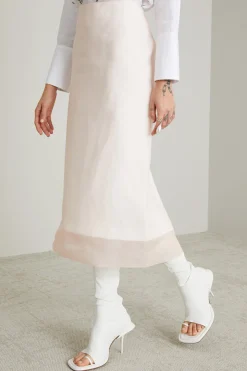 Gonna in tulle - Rosa Polvere Bianco