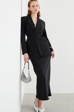 Gonna in twill - Nero