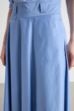 Gonna jacquard - Azzurro