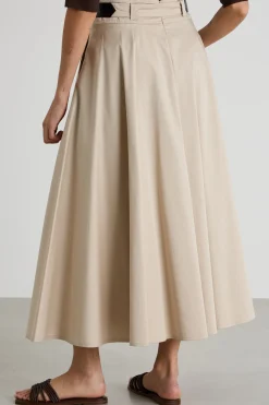 Gonna jacquard - Beige