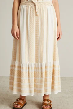 Gonna maxi - Bianco Beige