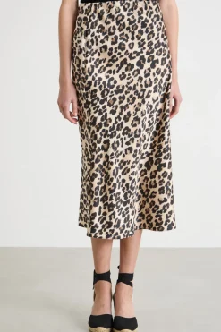 Gonna midi animalier - Animalier