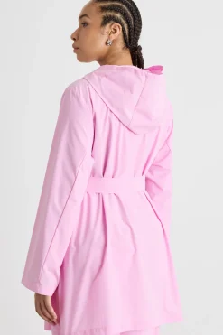 Impermeabile in taffetà antigoccia - Rosa