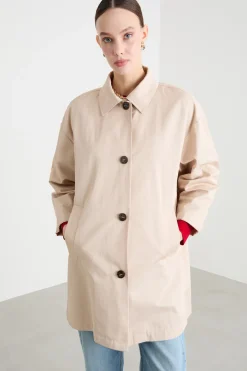 Impermeabile oversize - Beige