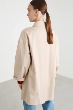 Impermeabile oversize - Beige