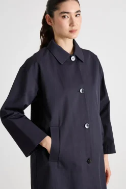 Impermeabile oversize - Blu