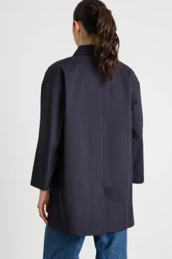 Impermeabile oversize - Blu