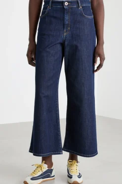 Jeans ampio svasato - Blu