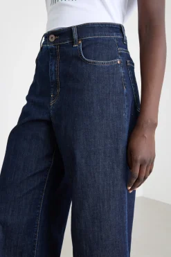 Jeans ampio svasato - Blu
