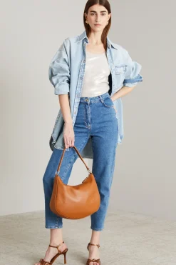 Jeans a vita alta - Blu