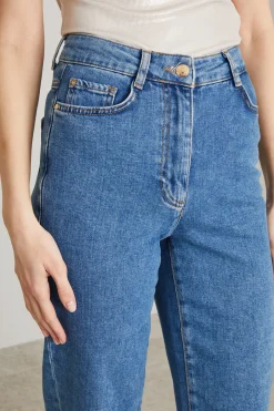Jeans a vita alta - Blu