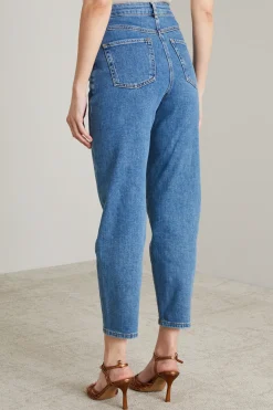 Jeans a vita alta - Blu