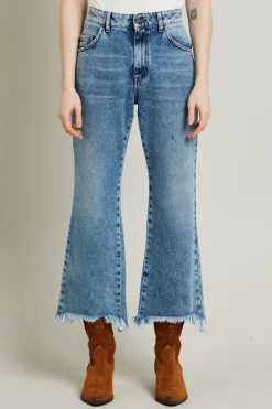 Jeans a zampa - Azzurro Denim
