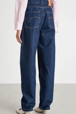 Jeans barrel - Blu