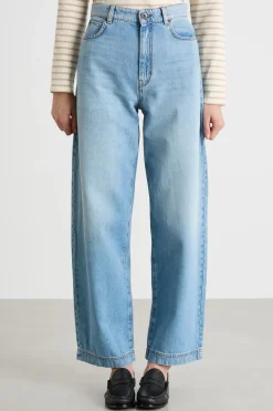 Jeans barrel leg - Azzurro