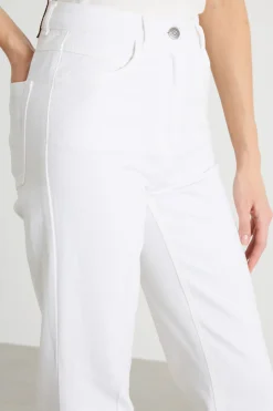 Jeans bootcut - Bianco