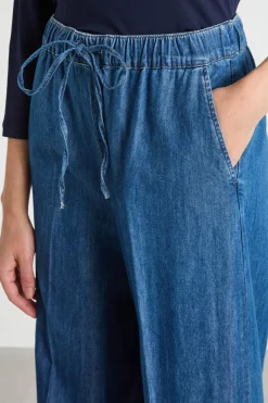 Jeans con coulisse - Blu