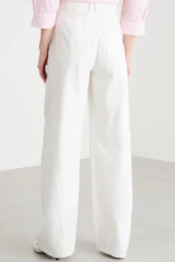 Jeans con gamba larga - Bianco