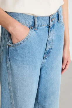 Jeans con gamba larga - Blu