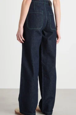 Jeans con maxi tasche - Blu Scuro