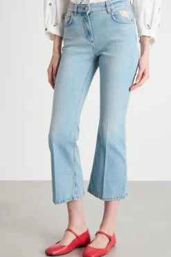 Jeans crop - Azzurro
