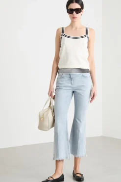 Jeans crop - Azzurro