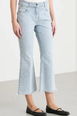 Jeans crop - Azzurro