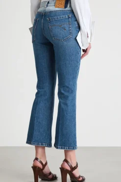 Jeans crop - Blu