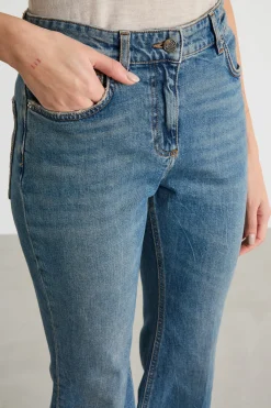 Jeans crop - Blu
