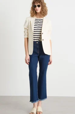 Jeans crop - Blu Notte