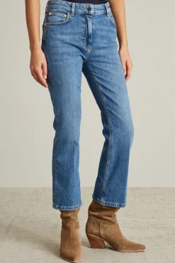 Jeans cropped - Blu Denim