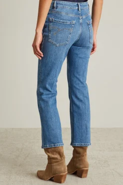 Jeans cropped - Blu Denim