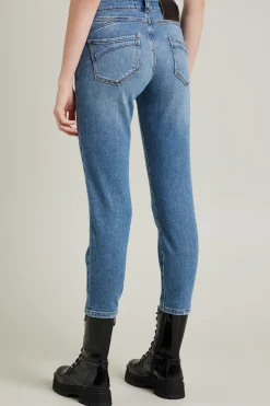 Jeans cropped skinny - Azzurro Denim