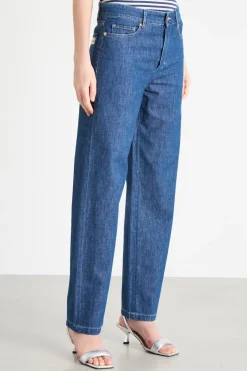 Jeans dalla linea morbida - Blu