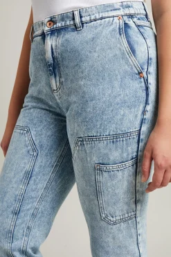 Jeans dritti - Azzurro