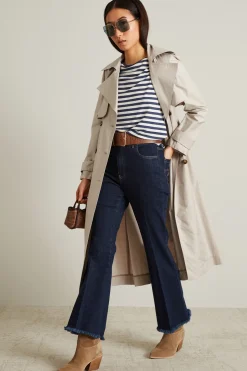 Jeans flare in denim - Blu