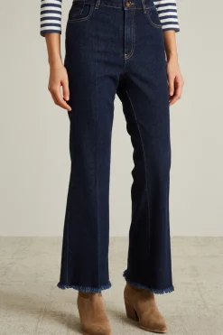 Jeans flare in denim - Blu