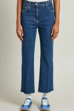 Jeans flare stretch - Blu Denim