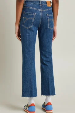 Jeans flare stretch - Blu Denim