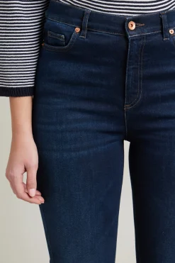 Jeans in denim stretch - Blu Scuro Denim