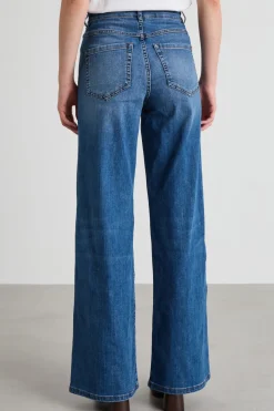 Jeans morbidi in denim - Blu