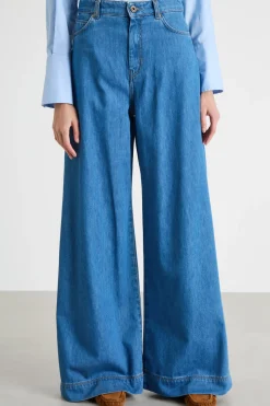 Jeans oversize - Blu