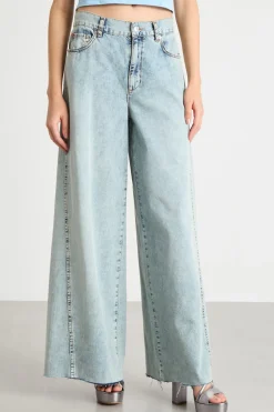 Jeans palazzo - Azzurro